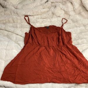 Torrid size 4 rust colored adjustable strap tank